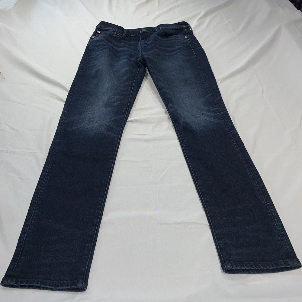 American Eagle Airflex+ Slim Jeans Mens 30x32‎ Dark Wash Blue Denim Stretch